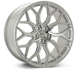 Kies-Motorsports Vossen Vossen HF-2 22X10.5 / 5X120 / ET38 / Deep / 72.56 - Silver Polished Wheel