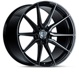 Kies-Motorsports Vossen Vossen HF-3 19x8.5 / 5x112 / ET40 / Deep Face / 66.5 - Double Tinted - Gloss Black Wheel