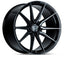 Kies-Motorsports Vossen Vossen HF-3 19x8.5 / 5x112 / ET45 / Flat Face / 66.5 - Double Tinted - Gloss Black Wheel