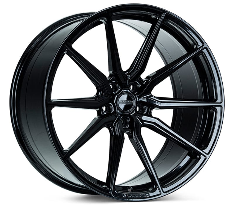 Kies-Motorsports Vossen Vossen HF-3 20x11 / 5x115 / ET22 - S/Deep Face / 71.5 - Gloss Black Wheel