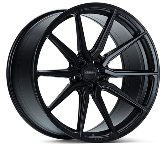 Kies-Motorsports Vossen Vossen HF-3 24x10 / 5x120 / ET32 / Deep Face / 72.56 - Satin Black Wheel