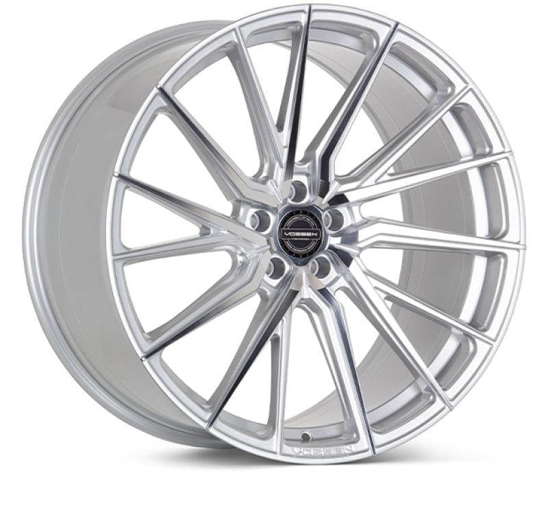 Kies-Motorsports Vossen Vossen HF-4T 20x10.5 / 5x112 / ET30 / Deep Face / 66.5 - Silver Polished - Left Wheel Main image