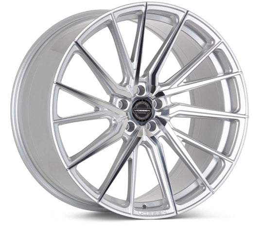 Kies-Motorsports Vossen Vossen HF-4T 20x10 / 5x120 / ET45 / Deep Face / 72.56 - Silver Polished - Right Wheel