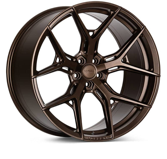 Kies-Motorsports Vossen Vossen HF-5 19x8.5 / 5x112 / ET30 / 66.56 / Flat / Satin Bronze