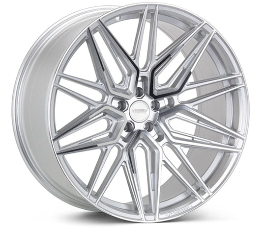 Kies-Motorsports Vossen Vossen HF-7 19x8.5 / 5x112 / ET42 / Deep Face / 66.5 - Silver Polished Wheel