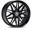 Kies-Motorsports Vossen Vossen HF-7 19x9.5 / 5x112 / ET35 / Deep Face / 66.5 - Gloss Black Wheel