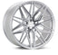 Kies-Motorsports Vossen Vossen HF-7 20X10.5 / 5X112 / ET25 / Deep Face / 66.5 - Silver Polished Wheel