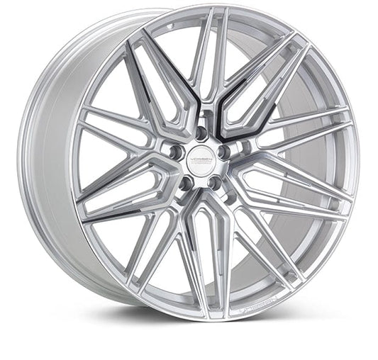 Kies-Motorsports Vossen Vossen HF-7 20x10.5 / 5X120 / ET38 / Deep Face / 72.56 - Silver Polished Wheel