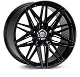 Kies-Motorsports Vossen Vossen HF-7 20x9.5 / 5x114.3 / ET25 / Deep Face / 73.1 - Gloss Black Wheel
