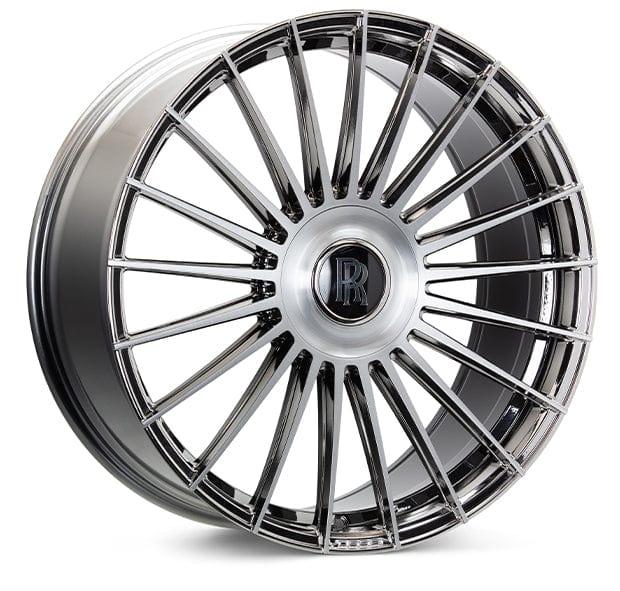 Kies-Motorsports Vossen Vossen HF-8 22x10.5 / 5x112 BP / ET42 / 66.5 CB / Deep - EMC Polished / Brushed Wheel Main image