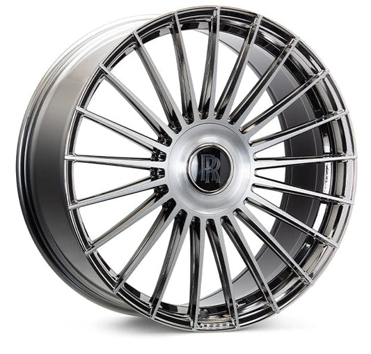 Kies-Motorsports Vossen Vossen HF-8 22x10.5 / 5x112 BP / ET42 / 66.5 CB / Deep - EMC Polished / Brushed Wheel