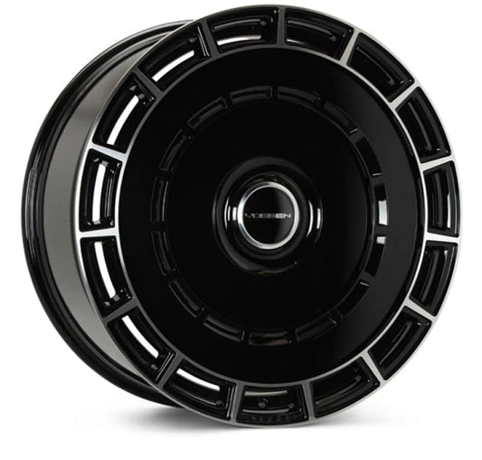 Kies-Motorsports Vossen Vossen HF-9 24x10 - 5x112 - ET5 - Deep - 66.5 - Gloss Black Polished Wheel