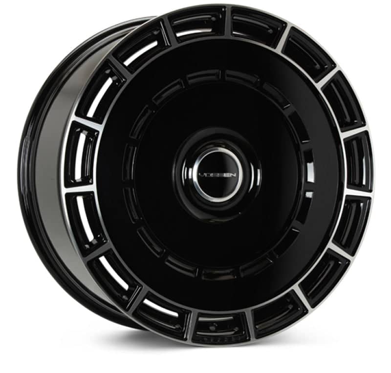 Kies-Motorsports Vossen Vossen HF-9 24x10 - 5x120 - ET32 - Deep - 72.56 - Gloss Black Polished Wheel
