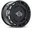 Kies-Motorsports Vossen Vossen HF-9 24x10 - 5x130 - ET15 - Deep - 84.1 - Gloss Black Wheel