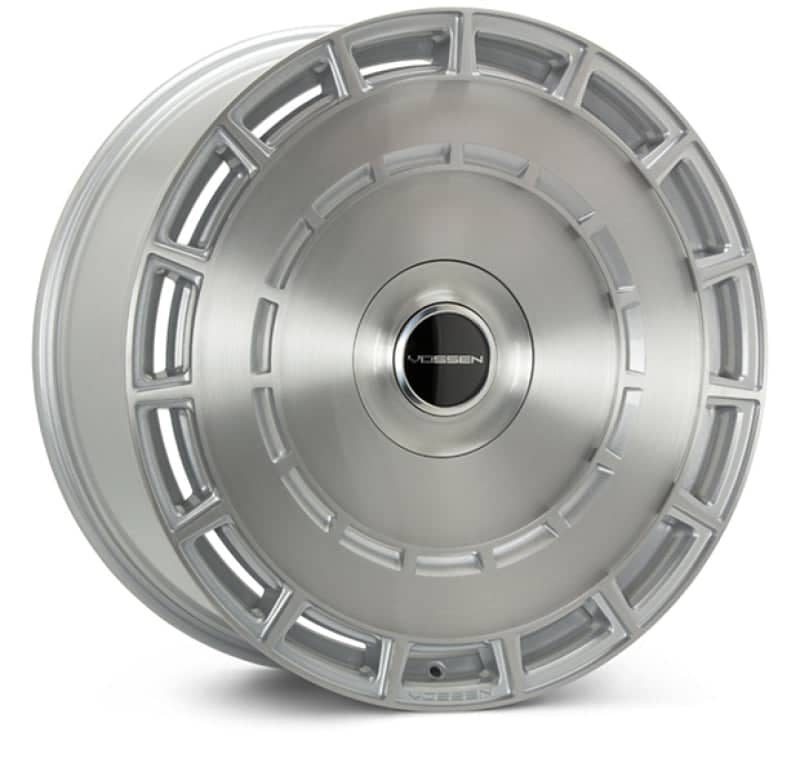 Kies-Motorsports Vossen Vossen HF-9 24x10 - 5x130 - ET15 - Deep - 84.1 - Silver Brushed Wheel Main image
