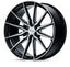 Kies-Motorsports Vossen Vossen HF6-1 20x9.5 / 6x135 / ET15 / Deep Face / 87.1 - Brushed Matte Black Wheel