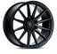 Kies-Motorsports Vossen Vossen HF6-1 20x9.5 / 6x135 / ET15 / Deep Face / 87.1 - Satin Black Wheel