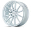 Kies-Motorsports Vossen Vossen HF6-1 20x9.5 / 6x135 / ET15 / Deep Face / 87.1 - Silver Polished Wheel
