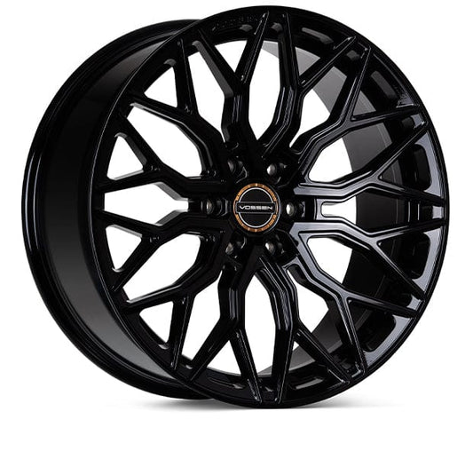 Kies-Motorsports Vossen Vossen HF6-1 22x9.5 / 6x139.7 / ET30 / Deep / 95.1 CB - Gloss Black Wheel