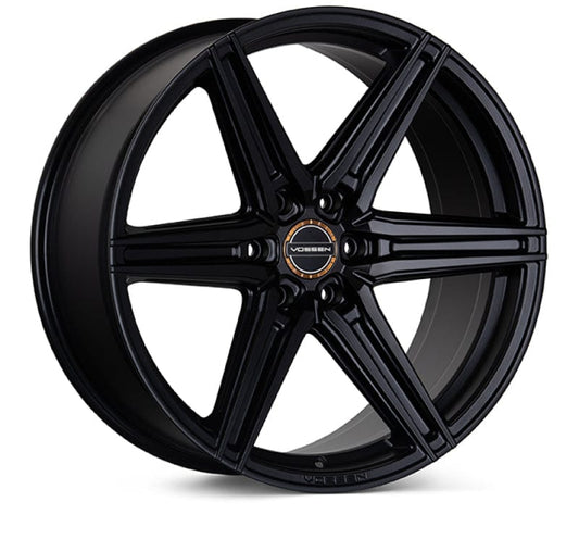 Kies-Motorsports Vossen Vossen HF6-2 20x9.5 / 6x135 / ET15 / Deep Face / 87.1 - Satin Black Wheel