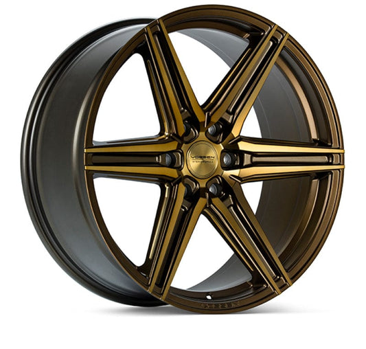 Kies-Motorsports Vossen Vossen HF6-2 20x9.5 / 6x135 / ET15 / Deep Face / 87.1 - Tinted Matte Bronze Wheel