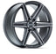 Kies-Motorsports Vossen Vossen HF6-2 20x9.5 / 6x135 / ET15 / Deep Face / 87.1 - Tinted Matte Gunmetal Wheel