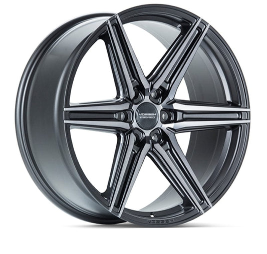 Kies-Motorsports Vossen Vossen HF6-2 20x9.5 / 6x135 / ET15 / Deep Face / 87.1 - Tinted Matte Gunmetal Wheel