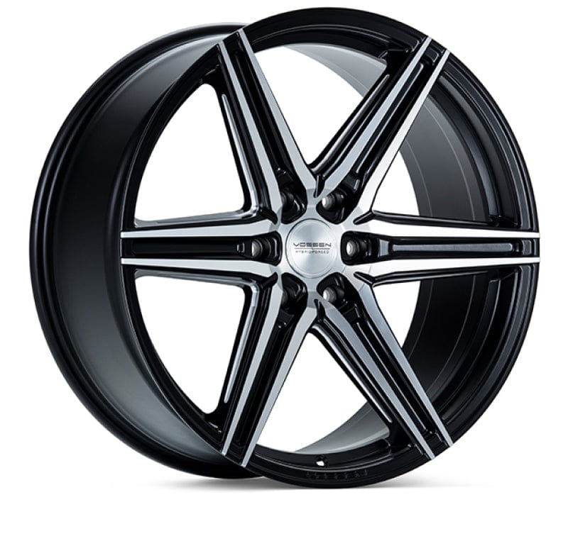 Kies-Motorsports Vossen Vossen HF6-2 20x9.5 / 6x139.7 / ET15 / Deep Face / 106.1 - Brushed Matte Black Wheel Main image