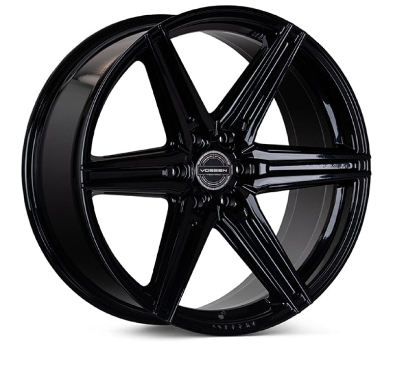 Kies-Motorsports Vossen Vossen HF6-2 20x9.5 / 6x139.7 / ET15 / Deep Face / 106.1 - Gloss Black Wheel Main image