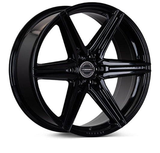Kies-Motorsports Vossen Vossen HF6-2 20x9.5 / 6x139.7 / ET15 / Deep Face / 106.1 - Gloss Black Wheel