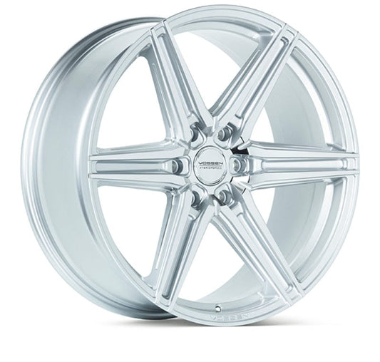 Kies-Motorsports Vossen Vossen HF6-2 20x9.5 / 6x139.7 / ET15 / Deep Face / 106.1 - Silver Polished Wheel