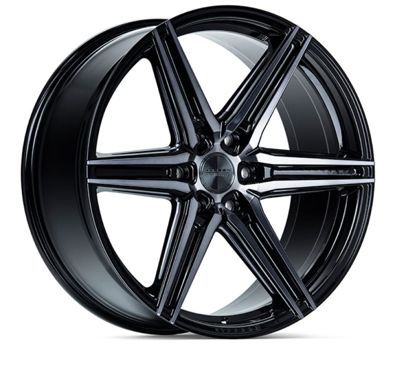 Kies-Motorsports Vossen Vossen HF6-2 20x9.5 / 6x139.7 / ET15 / Deep Face / 106.1 - Tinted Gloss Black Wheel