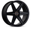 Kies-Motorsports Vossen Vossen HF6-2 22x9.5 / 6x135 / ET20 / Deep Face / 87.1 - Satin Black Wheel