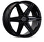 Kies-Motorsports Vossen Vossen HF6-2 24x10 / 6x139.7 / ET25 / Deep Face / 106.1 - Gloss Black Wheel
