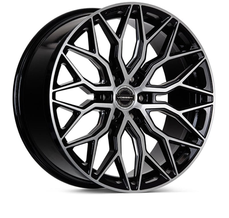 Kies-Motorsports Vossen Vossen HF6-3 20x9.5 / 6x139.7 / ET15 / Deep Face / 106.1 - Brushed Gloss Black Wheel