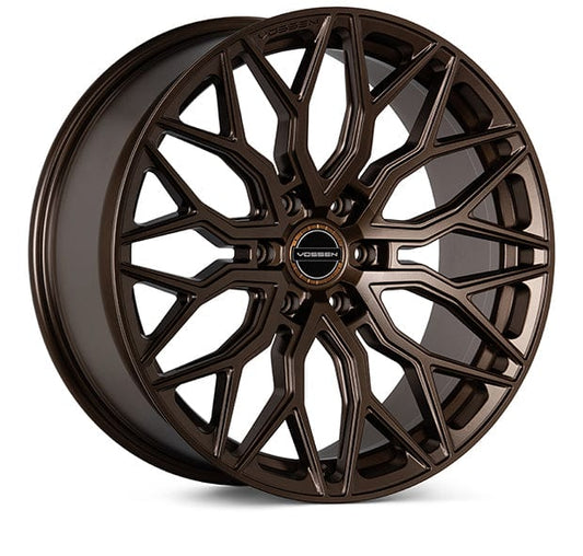 Kies-Motorsports Vossen Vossen HF6-3 20x9.5 / ET -08 +25 / Deep Blank / Raw Wheel - Satin Bronze
