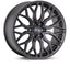 Kies-Motorsports Vossen Vossen HF6-3 24x10 / 6x139.7 / ET25 / Deep Face / 106.1 - Matte Gunmetal Wheel