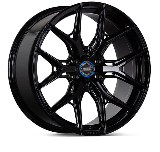 Kies-Motorsports Vossen Vossen HF6-4 17X9 / 6X139.7 / ET0 / Deep Face / 106.1 - Gloss Black Wheel