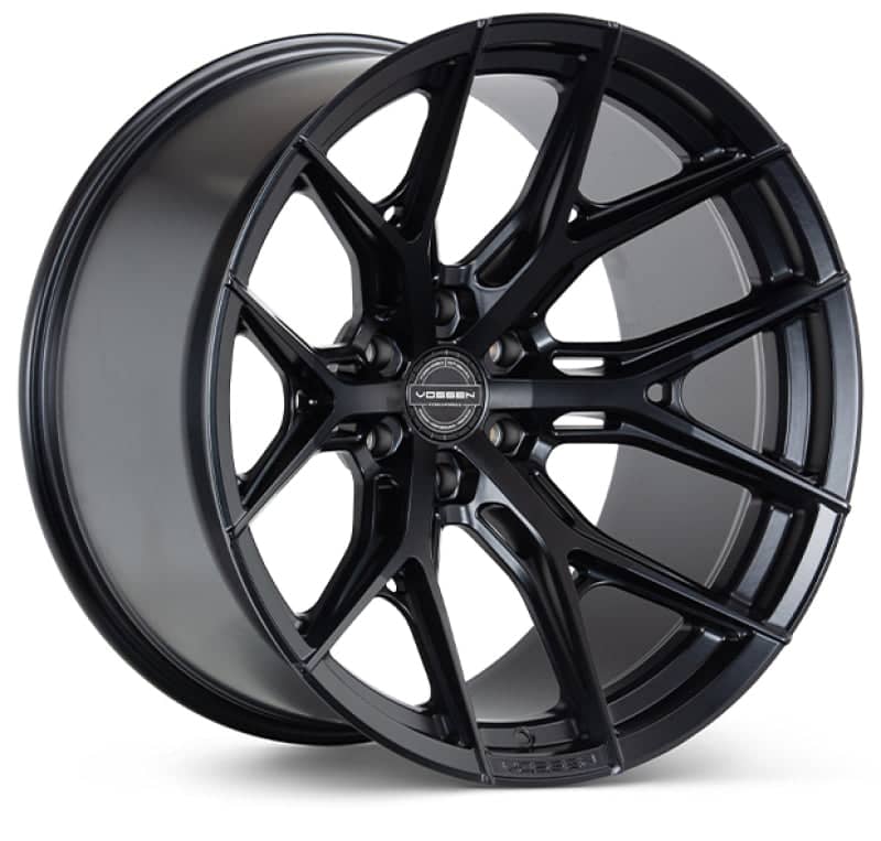 Kies-Motorsports Vossen Vossen HF6-4 17X9 / 6X139.7 / ET0 / Deep Face / 106.1 - Satin Black Wheel