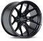 Kies-Motorsports Vossen Vossen HF6-4 18x9 / 6x135 / ET0 / Super Deep / 87.1 CB - Gloss Black Wheel