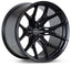 Kies-Motorsports Vossen Vossen HF6-4 18x9 / 6x135 / ET0 / Super Deep / 87.1 CB - Satin Black Wheel