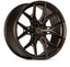 Kies-Motorsports Vossen Vossen HF6-4 18x9 / 6x139.7 / ET0 / Super Deep / 106.1 CB - Terra Bronze Wheel