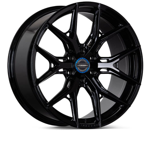 Kies-Motorsports Vossen Vossen HF6-4 20x10 / 6x135 / ET-18 / Super Deep Face / 87.1 - Gloss Black Wheel
