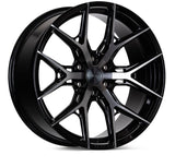 Kies-Motorsports Vossen Vossen HF6-4 20x10 / 6x135 / ET-18 / Super Deep Face / 87.1 - Tinted Gloss Black Wheel