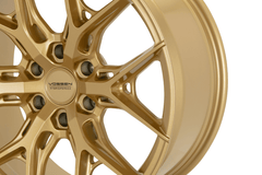 Kies-Motorsports Vossen Vossen HF6-4 20x9.5 / 6x135 / ET15 / 87.1 - Satin Gold Wheel