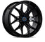 Kies-Motorsports Vossen Vossen HF6-4 20x9.5 / 6x135 / ET15 / Deep Face / 87.1 - Gloss Black Wheel