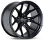 Kies-Motorsports Vossen Vossen HF6-4 20x9.5 / 6x139.7 / ET15 / Deep Face / 106.1 - Satin Black Wheel