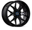 Kies-Motorsports Vossen Vossen HF6-4 22X9.5 / 6X139.7 / ET30 / Deep Face / 95.1 - Gloss Black Wheel