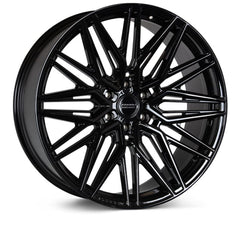 Kies-Motorsports Vossen Vossen HF6-5 20x10 / 6x139.7 / ET-18 / Super Deep Face / 106.1 - Gloss Black Wheel