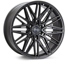 Kies-Motorsports Vossen Vossen HF6-5 20x10 / 6x139.7 / ET-18 / Super Deep Face / 106.1 - Matte Gunmetal Wheel